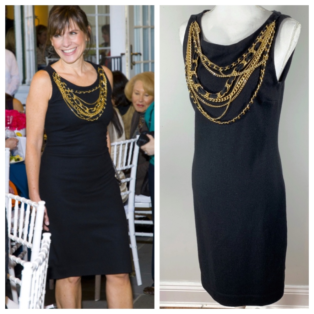 Tory Burch Milano Nova Chain Wool Sheath dress